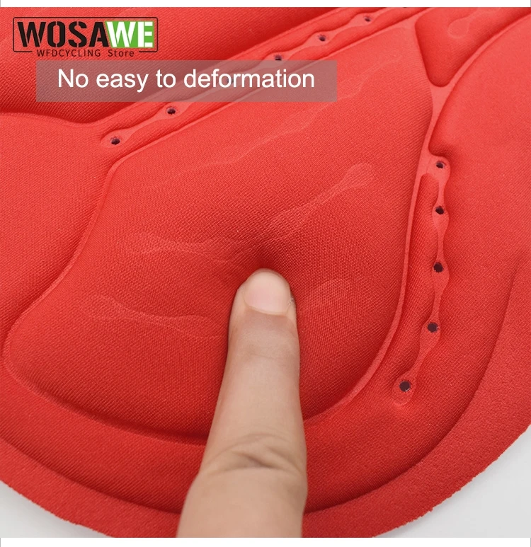 WOSAWE Women's Cycling Shorts Gel Pad Breathable Hole Bike Base Cushion DIY Sportswear Cushion For MTB Bicycle Riding Underwear