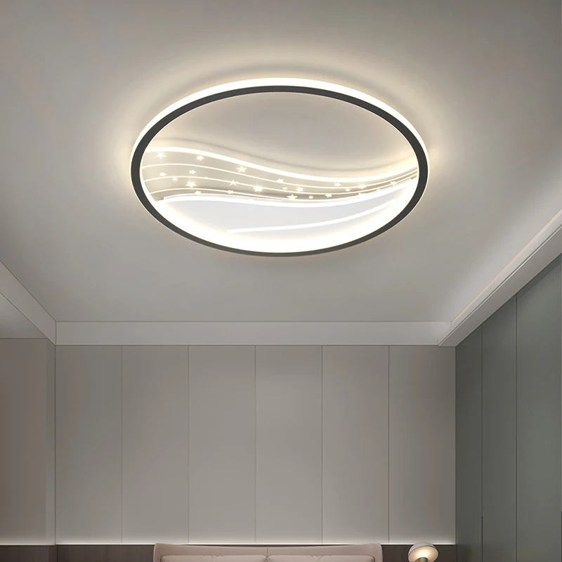 

led living room ceiling lamp Nordic modern bedroom lamp minimalist room lamp whole house combination ceiling lamp lighting