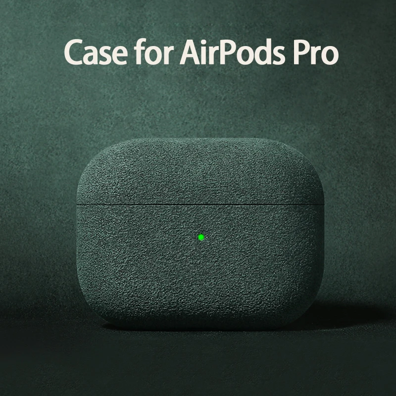 Italian Alcantara Case For Apple AirPods Pro 2 Luxury Leather Protective Cover for AirPods Pro 2nd Generation Earphone Cases