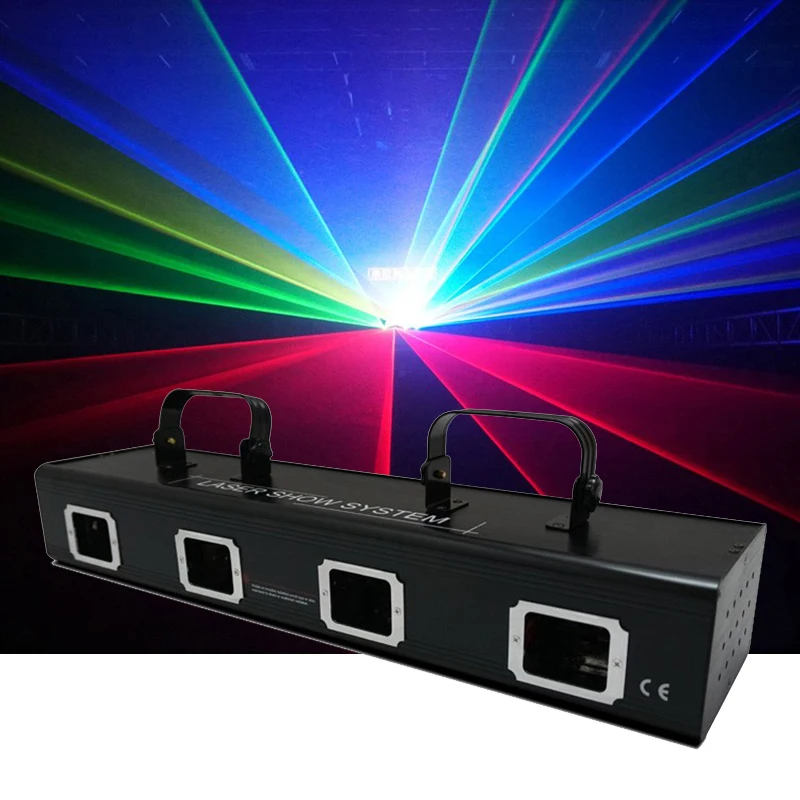 

Disco Laser RGBY Full Color Beam Laser Light DJ Red Green Effects Scanner Laser Stage Lighting DMX NIghtclub Music Party Lights