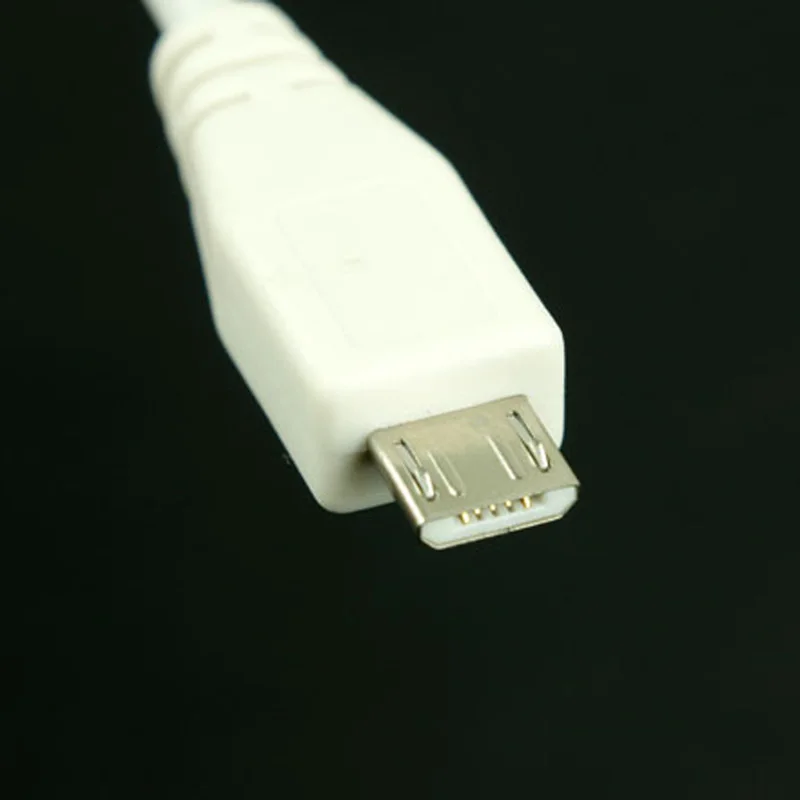 Micro USB ข้อมูล/สายชาร์จ Android แบน V8สั้นสายเคเบิลที่มีโล่ทองแดงกระป๋อง