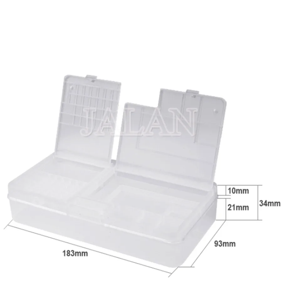 Sunshine SS-001A multifunctional storage box for mobile phone repair screws chips small component transparent board fixture