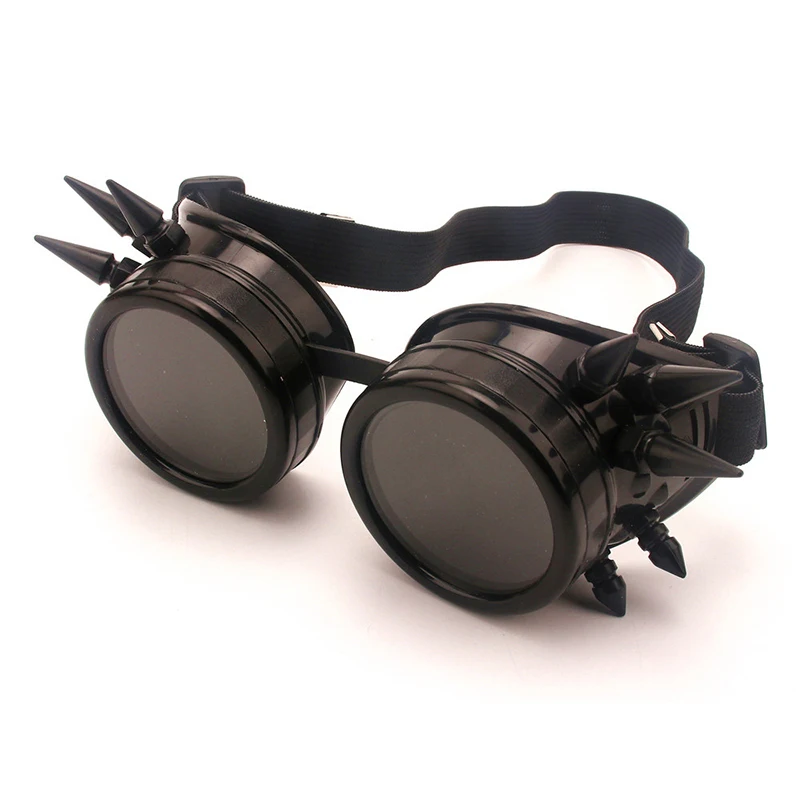 Vintage Style Steampunk Goggles Welding Punk Glasses Party Bar Cosplay Props