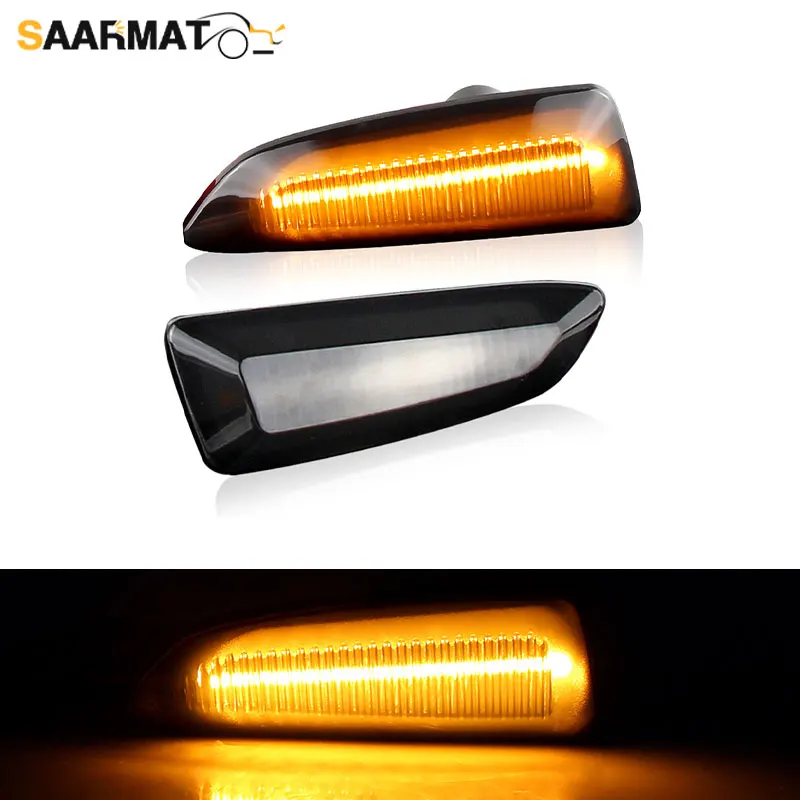 2pcs LED Turn Signal Light Side Fender Marker Lamp for Opel for Vauxhall Astra J K Crossland X Grandland Insignia B Zafira C