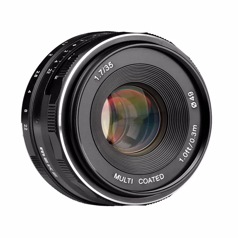 GloryStar 35mm f1.7 Large Aperture Manual Focus lens EF-M mount APS-C For Canon EOS MEF-M M2 M3 M5 M6 M10 M50 M100