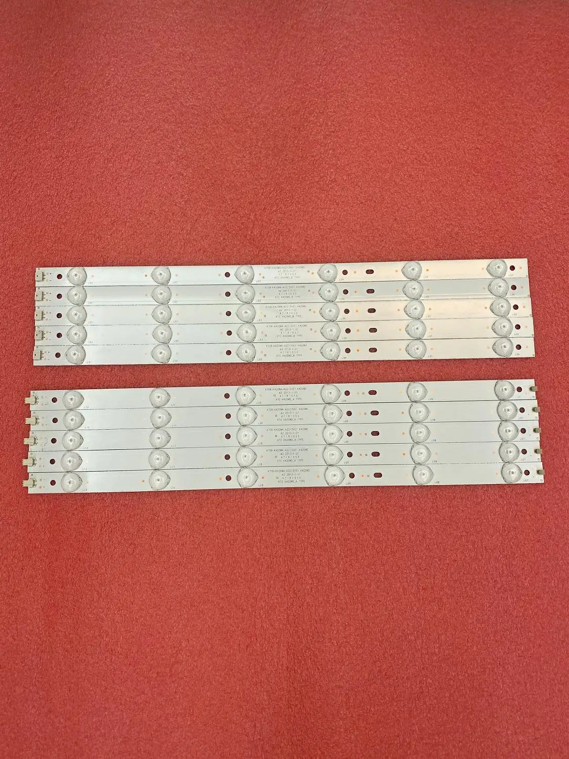 LED Backlight Strips 12LED For Le42h254d2 A B Lk42d LE42D31 42D59EDS 4708-K420WA-A2213V01 K420WD_A B