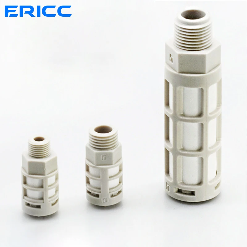 

10pcs Solenoid Valve Muffler Pneumatic Muffler Air Quick Exhaust Muffler Absorb Noise Reduce Filter-1/8"1/4"3/8"1/2"