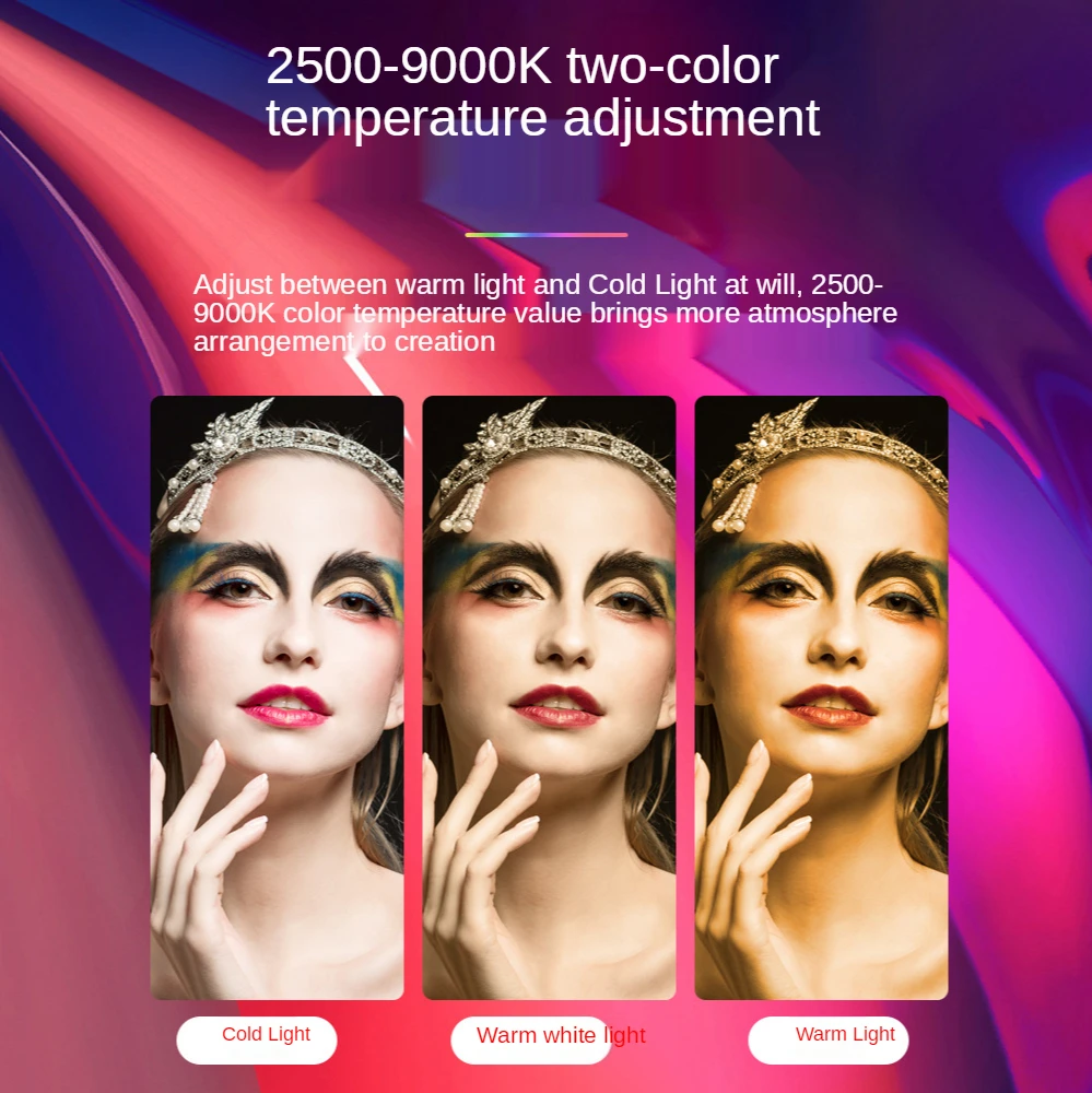 N69 Pocket RGB Fill Light Mini Small Full Color RGB Photography Light Camera Compact Portable Handheld LED Fill Light