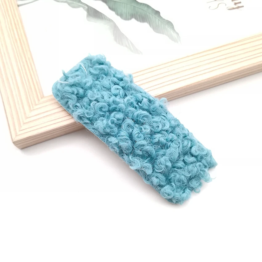 1 قطعة مقاطع الشعر سبيكة الحملان الصوف عدم الانزلاق المشابك الفتيات إكسسوارات الشعر النساء مقاطع الشعر دبابيس الشعر للأطفال أغطية الرأس