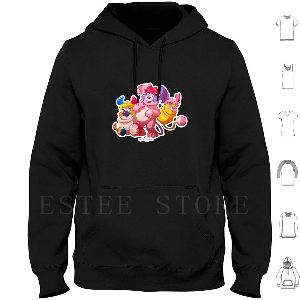 ¡Creaturas emergentes! Sudaderas con capucha de manga larga Popples Toys