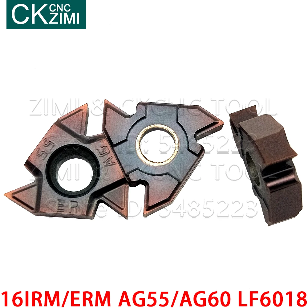 16IRM 16ERM AG55 LF6018 16IRM 16ERM, إدراج كربيد ، إدراج لولبة ، أداة قطع مخرطة معدنية CNC للصلب المقاوم للصدأ