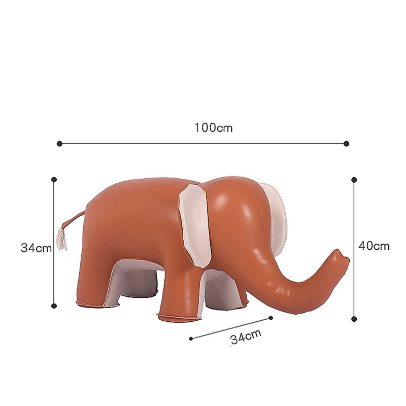 SUPER CUTE LITTLE ELEPHANT STOOL Microfiber Leather Surface A Special Furniture For Your Home Decoration Little Elephant Stool