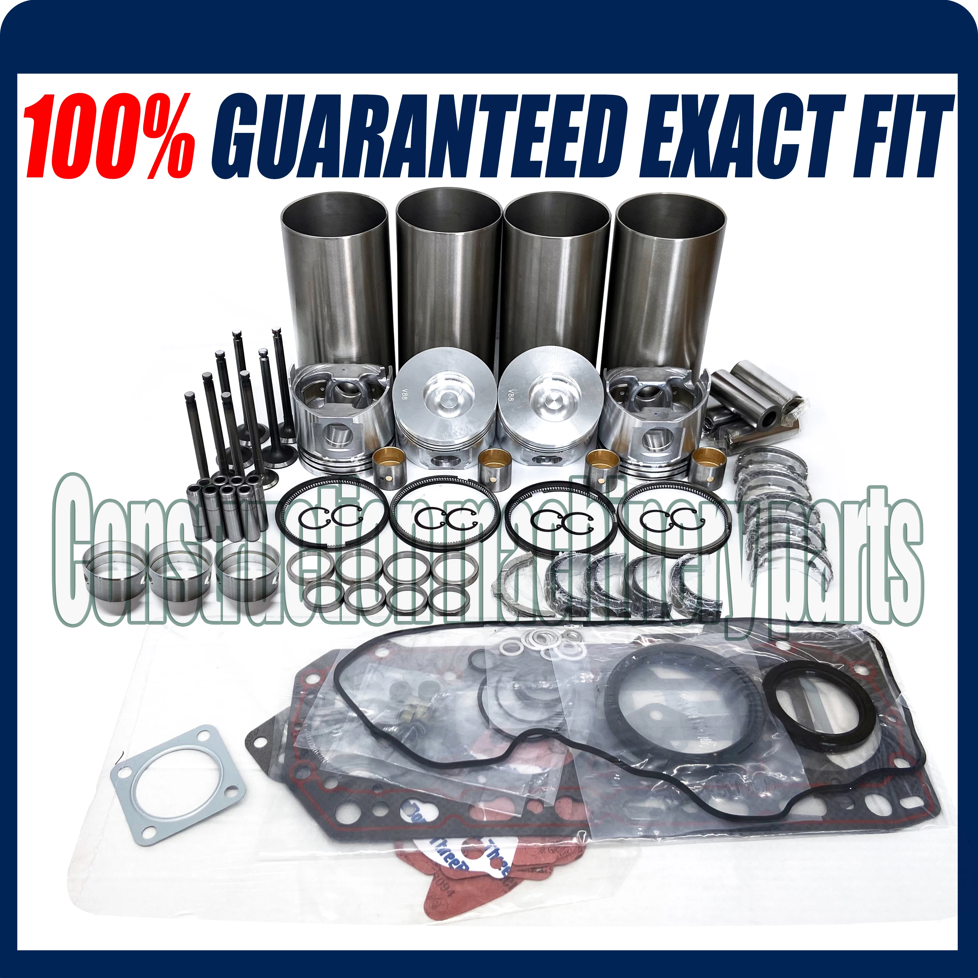 

4D88 4D88E-5XAB 4TNV88 Engine Rebuild Kit For Yanmar Komatsu Engine