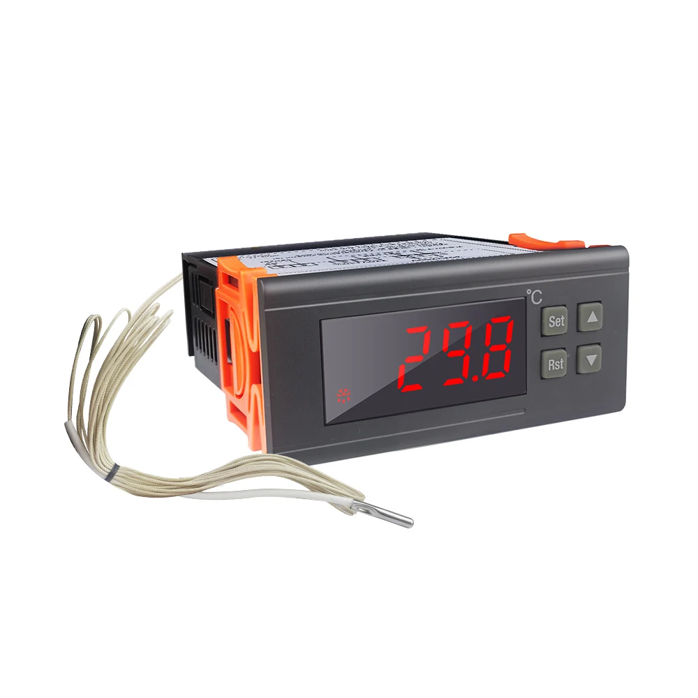 Digital Thermostat Temperature Controller AC 220V 30A Thermostat Control -30~300 Celsius Red LED + 2m NTC Sensor