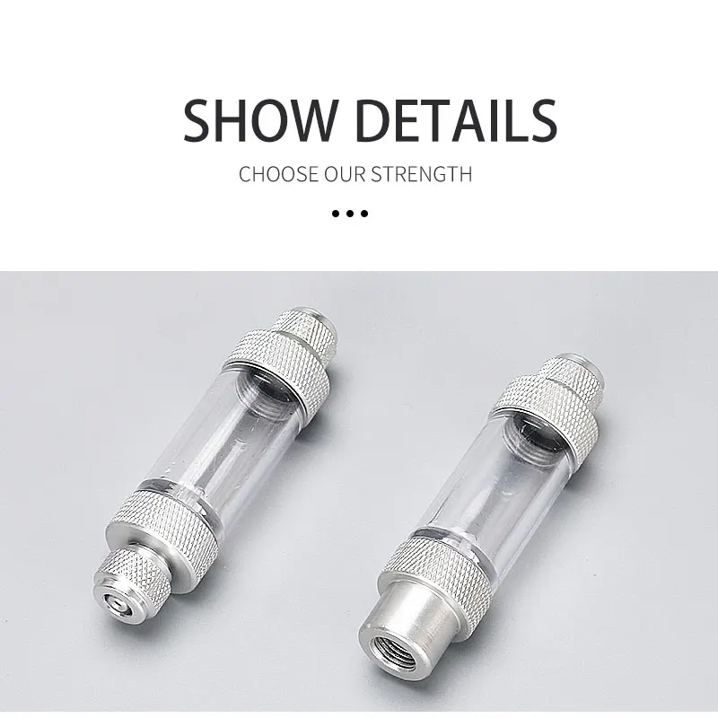 3 Stück Aquarium CO2-Blasenzähler aus Aluminiumlegierung, Visueller Blasenzähler, CO2-Regler für Fischbecken, Generator-Zubehör – Detail 8