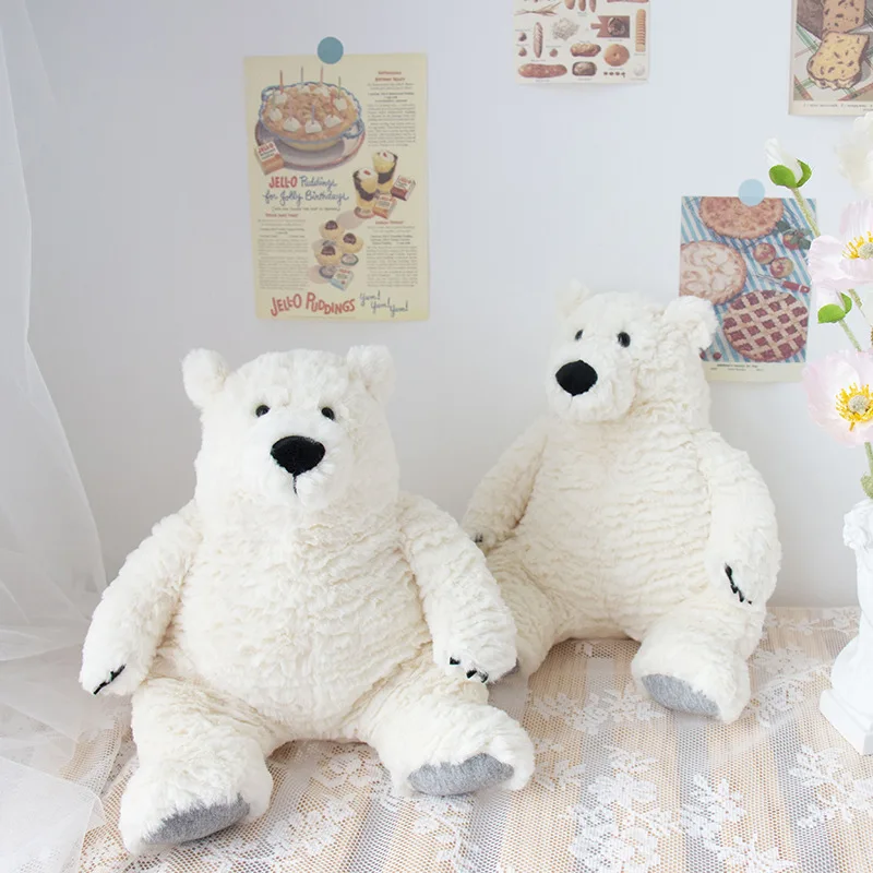 31cm Cute Animal Polar Bear Plush Toy Sea Animals White Bear Toys