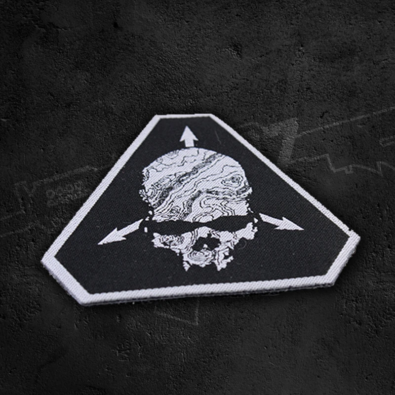 Mission Capability Chapter Skull Head Arrow TAD Gear Embroidery Patch Applique Fabric Accessories For Clothes Bag Helmet Badge