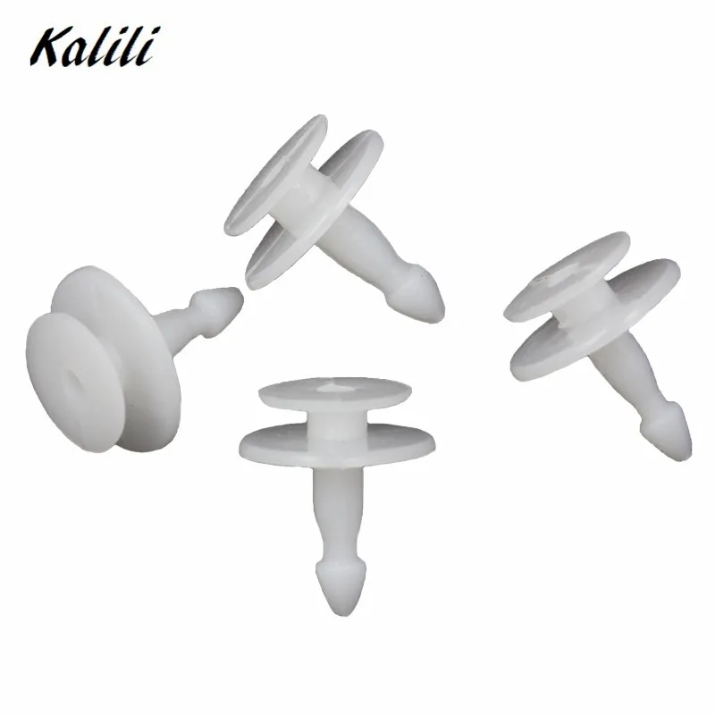 Auto Fastener Clips White Nylon Retainer Rivet fixed Car Accessories for Peugeot