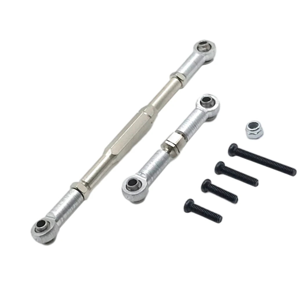 RC Car Metal Steering Link Linkage Arm Tie Ends for D90 D91 D99S MN90 MN96 MN99 MN99S 1/12 RC Truck Car Parts