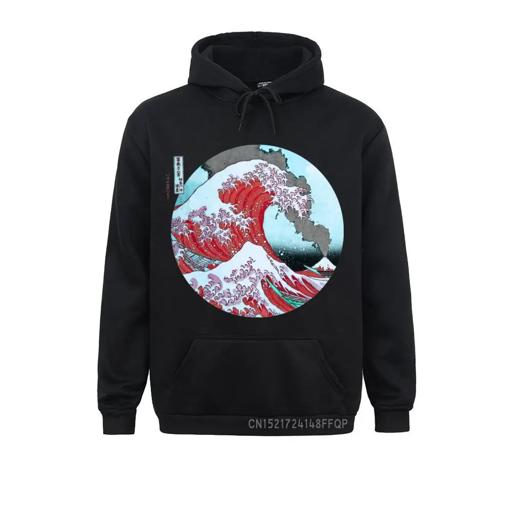 

Soft Pullover For Men 2021 New Great Wave Off Kanagawa Hoodie Mount Fuji Eruption Coat Winter Long Sleeve Sweatshirt