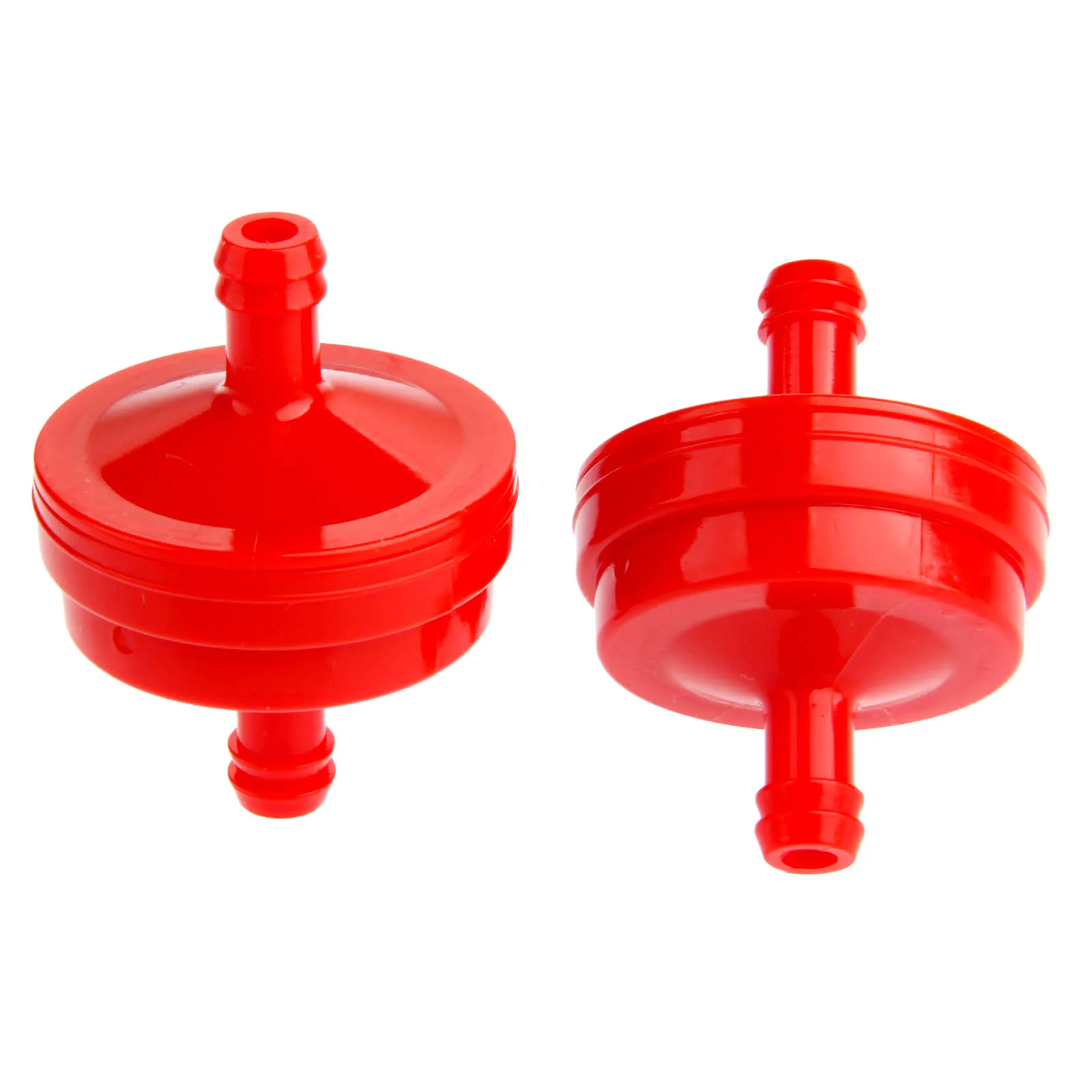 2 stücke Kunststoff Rot Rasenmäher Inline Kraftstoff Filter für Briggs und Stratton Inline In Linie Kraftstoff Filter Rasenmäher rot 298090 298090S
