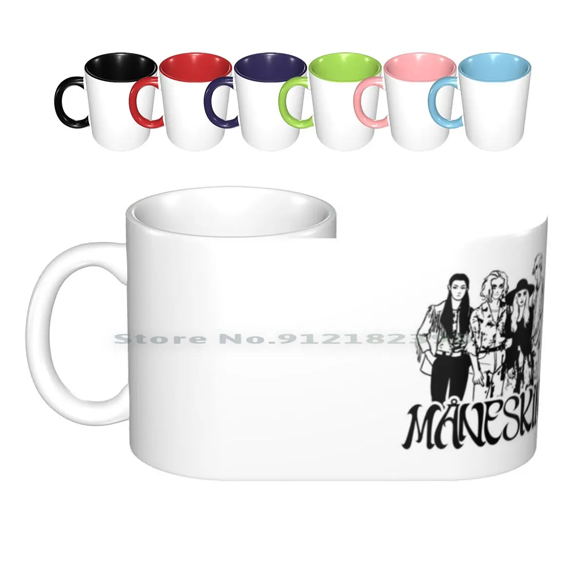 Maneskin Rock Band M?neskin Ceramic Mugs Coffee Cups Milk Tea Mug Maneskin Maneskin Maneskin 2021 2021 Zitti E Buoni Maneskin