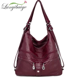 New Woman Crossbody Bags High Quality Leather Handbags Bag Multifunction Designer Famous Shoulder Messenger Bags For Women 2022