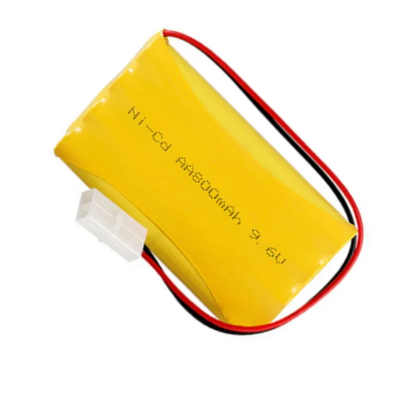 9.6V 800mAh Ni-CD แบตเตอรี่ 9.6V แบตเตอรี่ AA สำหรับของเล่น RC เรือรถบรรทุกรถบรรทุกปืนชิ้นส่วนหุ่นยนต์ NICD 9.6V จัดส่งฟรี