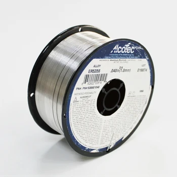 Asta di saldatura in alluminio e magnesio ER5356 bobina di filo di saldatura mig tig AWS rotolo di brasatura stazione di saldatura a bassa temperatura forniture 1mm