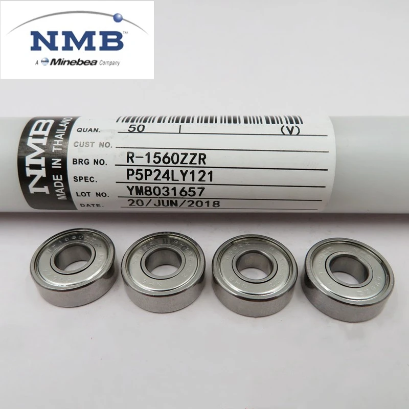50 Stück NMB Hochgeschwindigkeitslager R-1140ZZ R-1350ZZ R-1560ZZ L-1770ZZ 1140 1350 1560 694 695 696 697 ZZ 4x11x4 5x13x4 6x15x5 7x17x5mm – Detail 3