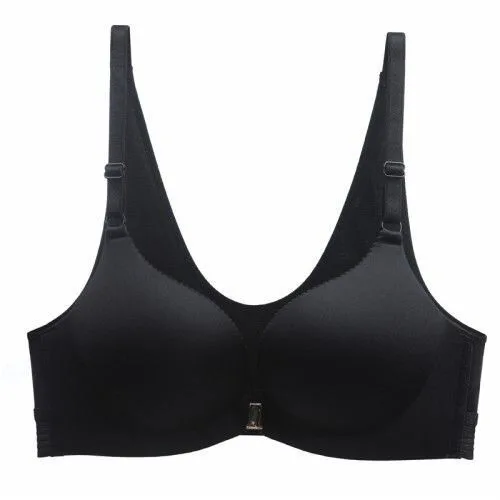 Fat Sister Underwear Women Big Size Big Cup Bra Thin Beauty Back 100KG Gathered To Receive A Pair of Breast Before Buckle Sexy