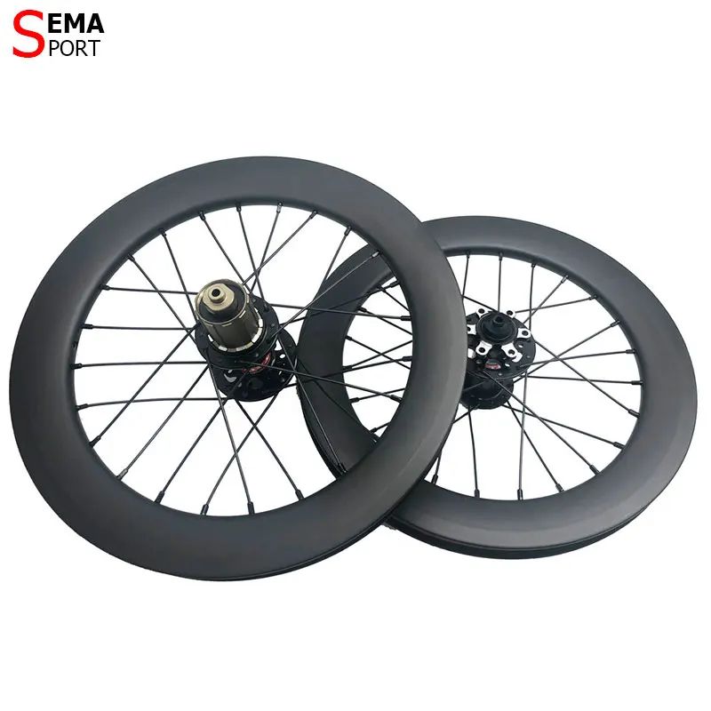 305ND11-WS 16inch 305 Carbon Wheel SEMA Disc Brake 11Speed Novatec Hub Dahon Java X1 Mini Folding Bicycle Custom Color