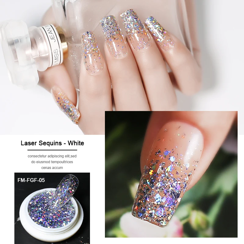 1Box Reflective Super-Shiny Nail Glitter Powder Rainbow Glitter Sparkly Nail Art Chrome Pigment Silver DIY Nail Art Decoration