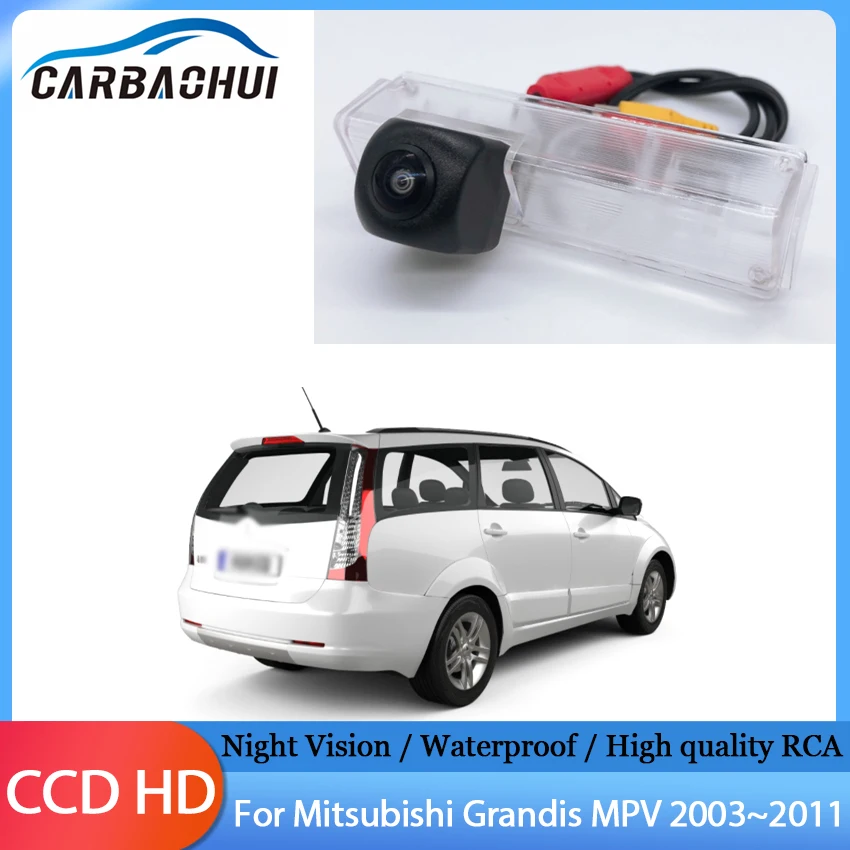 

Car Night Vision High quality RCA Reverse Backup Parking Reversing Rear View Camera For Mitsubishi Grandis MPV 2003~2011