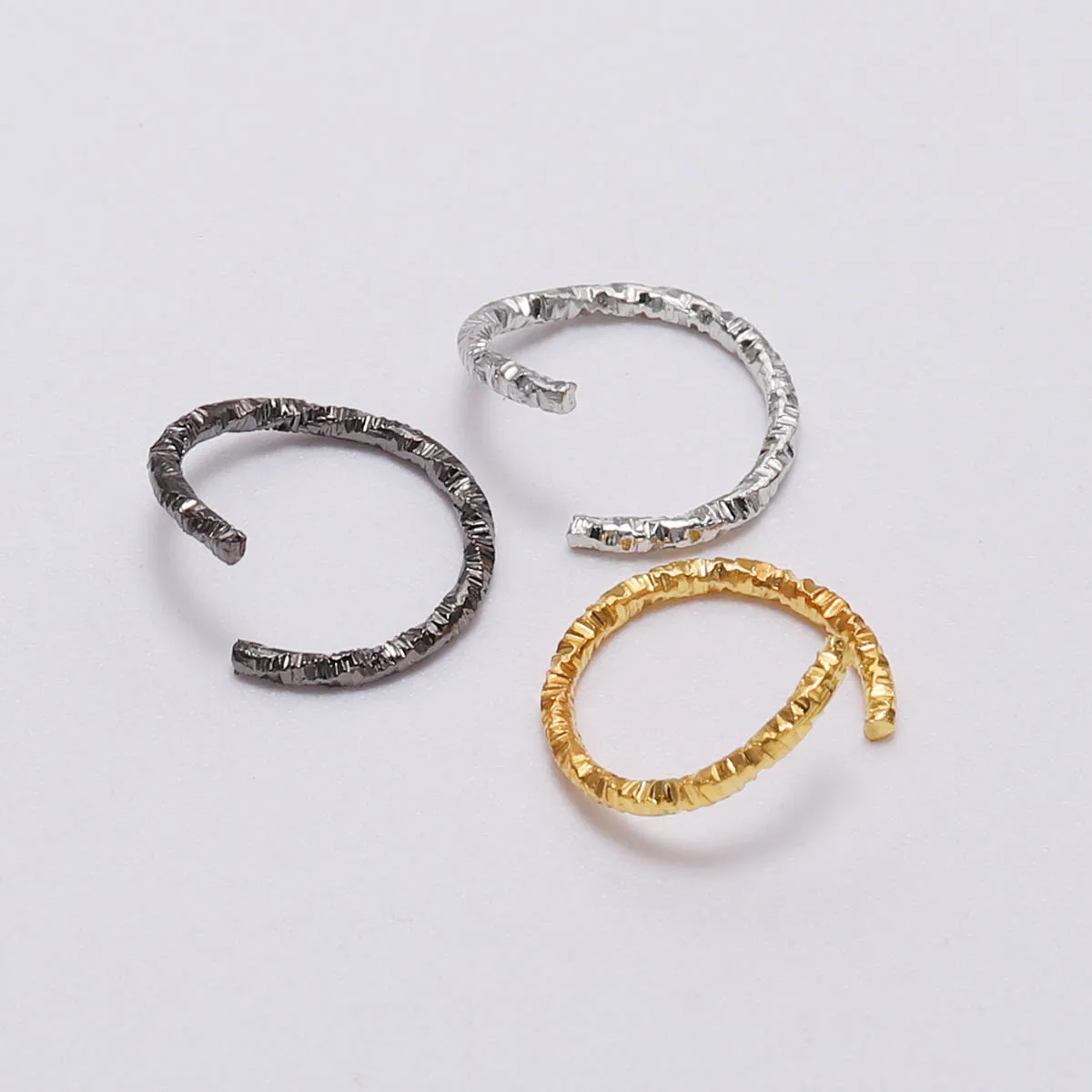 50-100 teile/los 8-20mm Runde Jump Ringe Verdreht Öffnen Split Ringe Jump Ringe Stecker Für DIY schmuck Zeug Ergebnisse Liefert – Detail 13