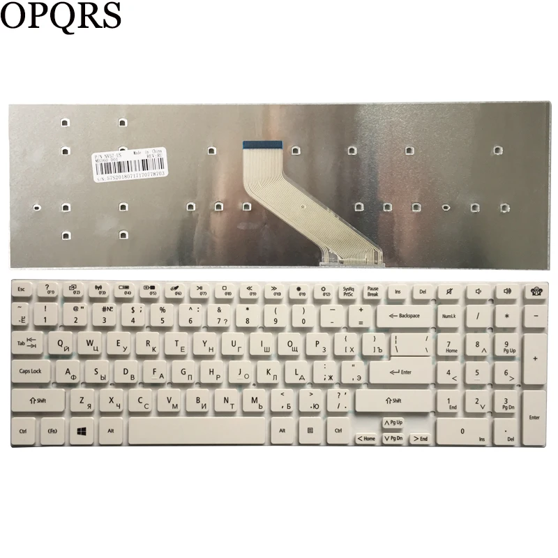 Teclado ruso blanco para portátil packard Bell Easynote Q5WS1, P7YS0, TS13, TS11, TS11hr, TS44, LS11, LS13, LS44, VG70, nuevo