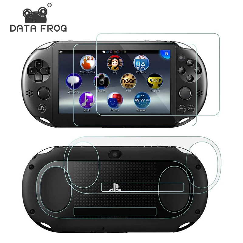 DATA FROG Screen Protector For Sony PSV 1000/2000 PS Vita HD Tempered Glass Premium Front Protective Film For PS Vita PSV