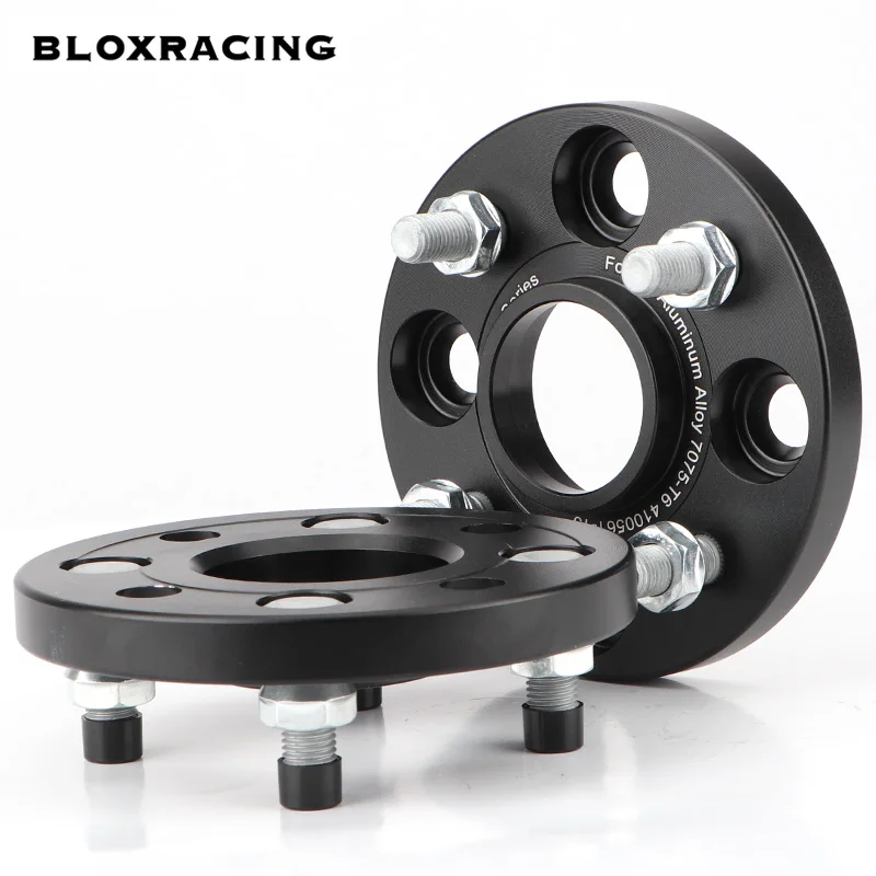 

2Pieces 15/20mm 7075 aluminum forged wheel spacer adapters PCD 4x114.3 CB = 67.1mm M12*1.5, suitable for ACCENT3/ LS/xs250 KIA