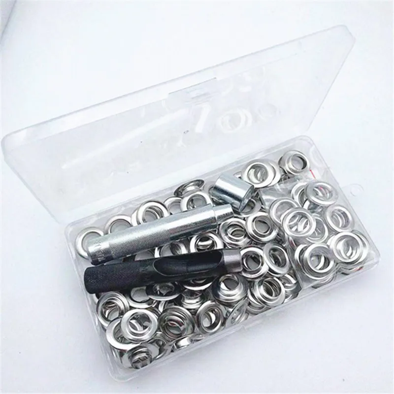 100pcs of 12mm Air Eye, High Pure Copper Air Eye with Installation Tools, Tent Buckle, Canvas Buckle Leather Tools