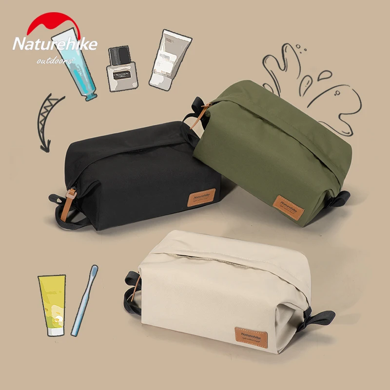 

Naturehike Fashion High-Capacity Cosmetic Bag Outdoor Travel 3L Ultralight Portable Square Wash Bag Fitness Swimming Storage Bag