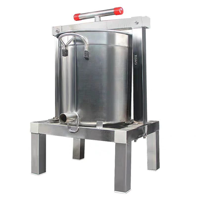 10 Litres Stainless Steel Wine Press Fruit Press, Beekeeping Honey Press Machine, Solid Honey Presser