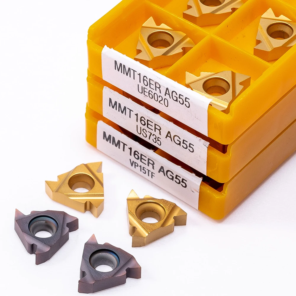 MMT 16ER AG55 VP15TF UE6020 US735 inserti in metallo duro Tornitura Filettatura utensili da taglio Tornio fresa Strumenti di fresatura CNC strumento 16ERAG55