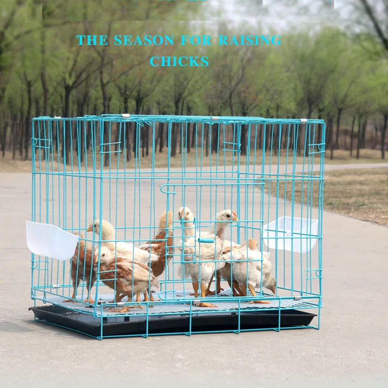 60X42X52cm HEN metal mesh egg hen chicken house cage animals box for Farm Poultry Automatic pick up