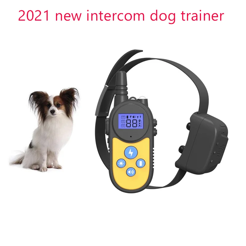 Walkie-Talkie Training Device Agility Equipment Anti Bark Shock Electronic Collar Ultrasonic Dog Repeller