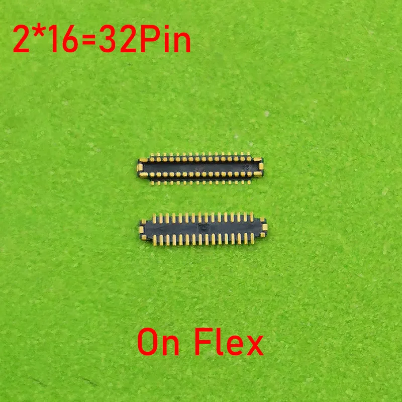 10 قطعة 32Pin شاشة الكريستال السائل شاشة الشركة العامة للفوسفات موصل على متن لهواوي V30/P20Lite 2019/P الذكية Z/Y9 Prime 2019/Y9s 2019/Nova 6 5i Pro