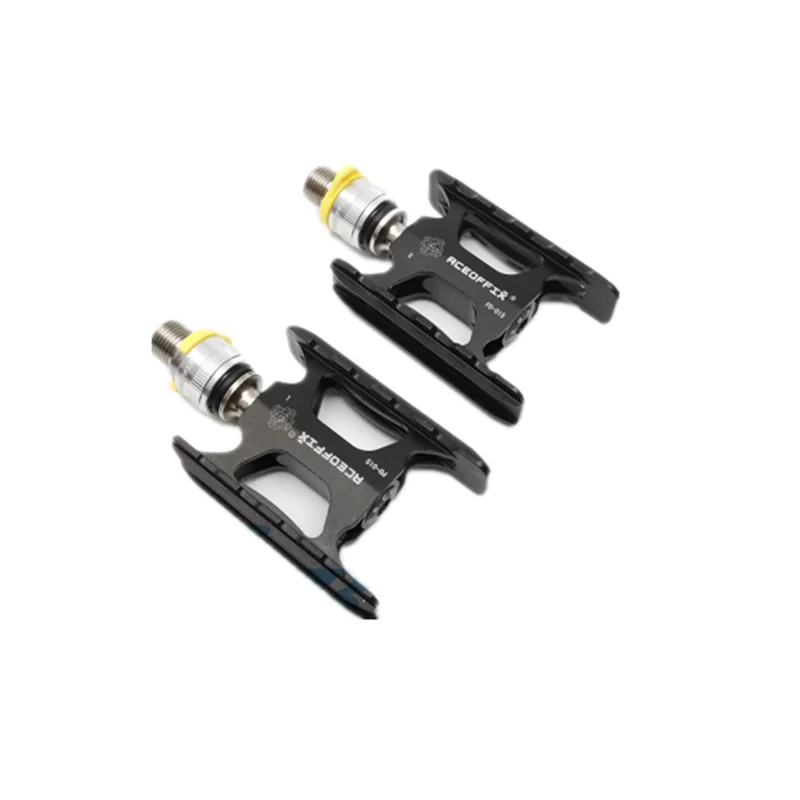 Aceoffix rychlý propuštění pro brompton jízdní kolo ultralehký pedál rychlý propuštění adaptors pedálů