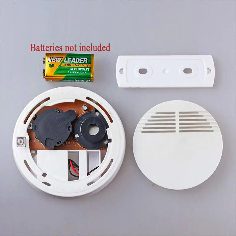 Brandalarm Detector Onafhankelijke Rookmelder Sensor Voor Home Office Security Optische 15/433Mhz Roken Detector Alarm