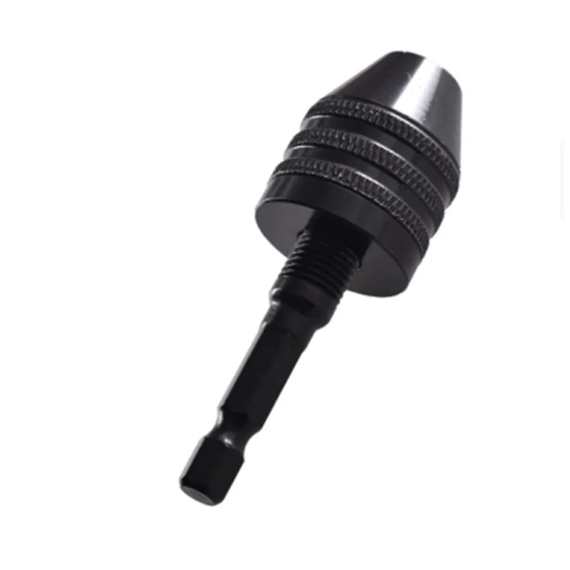 0.6-8.0mmThree-jaw Chuck Hexagonal Shank Quick-change Self-centering Twist Drill Bit Drill Chuck Electric Grinding Machine Chuck