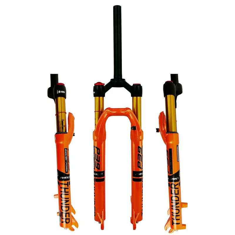 PASAK mountain bike air fork bike shock absorbent fork 27.529 inch magnesium alloy aluminum alloy shoulder control line control
