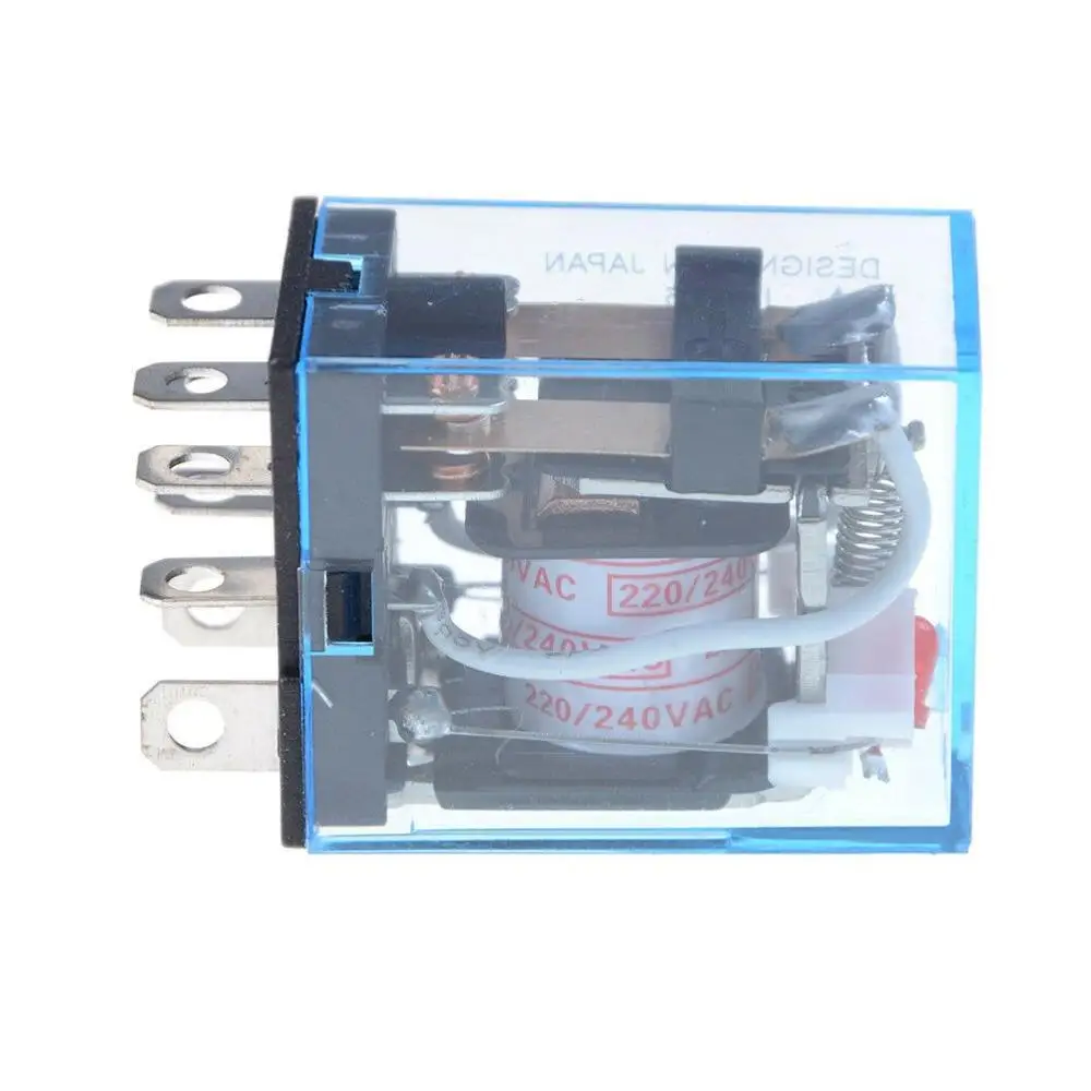 1Pc LY2NJ HH62P lectronic Micro Mini Electromagnetic Relay 10A 8PIN Coil DPDT DC 12V 24V 36V 48V 110V 220V